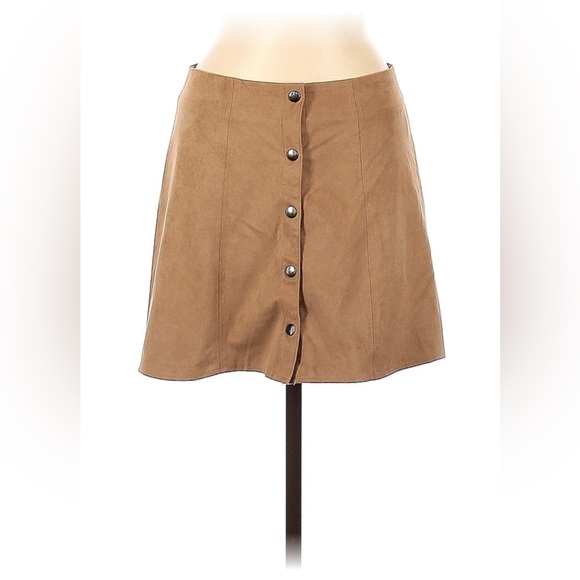 Faux Suede Skirt - Picture 3 of 3